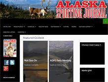 Tablet Screenshot of aksportingjournal.com